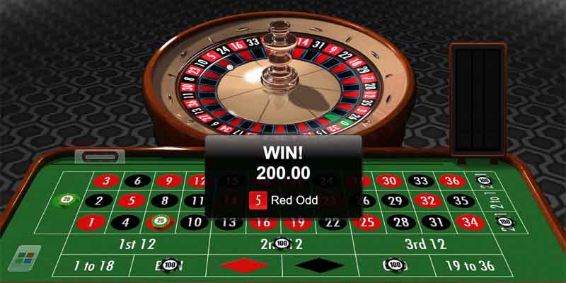 Roulette Casino Game chiến thắng đầy may mắn và kịch tính.