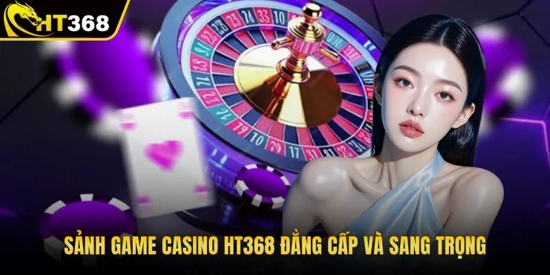 Sảnh game casino HT368 đẳng cấp và sang trọng