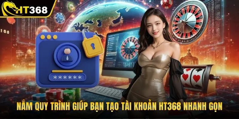 Nắm quy trình giúp bạn tạo tài khoản HT368 nhanh gọn